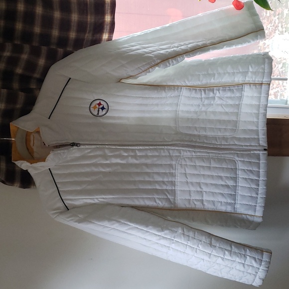 NFL Steelers white jacket - Picture 3 of 15
